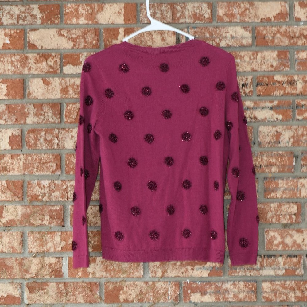 Talbots burgundy top - Picture 4 of 5